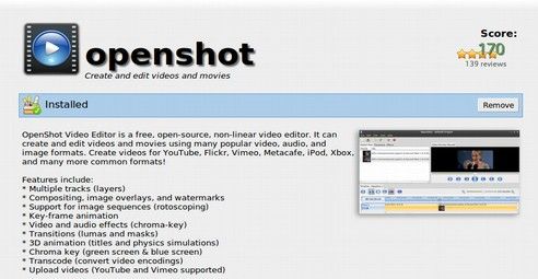 openshot video editor tracks merge